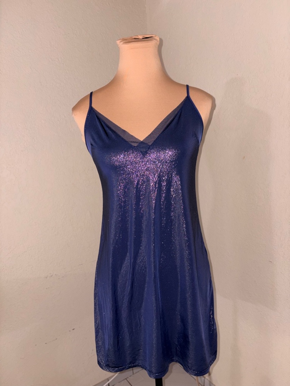 Victoria's Secret Navy Shimmer Slip